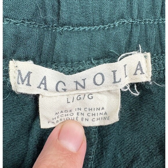 Magnolia Women's Homebody Loungewear Large Green Sweatshirt Sweatpants - Picture 6 of 8